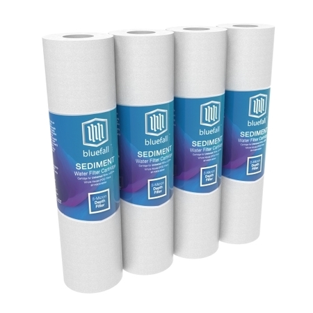 Drinkpod 5 Micron Sediment Water Filter Cartridge 10 in. x 2.5 in. Whole House, PK 4 BF-POE10-SD5M-4PK